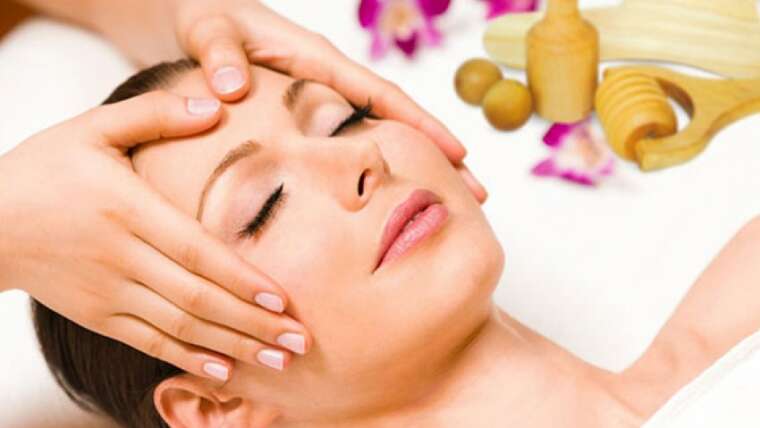 Maderoterapia facial + Masaje