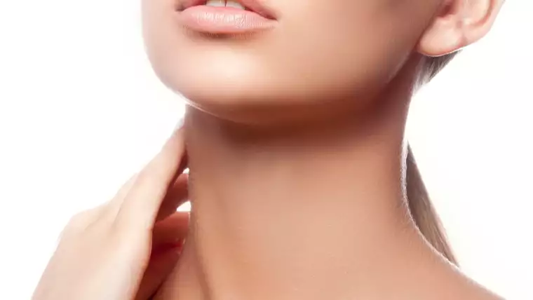 Cuando el cuello empieza a perder firmeza